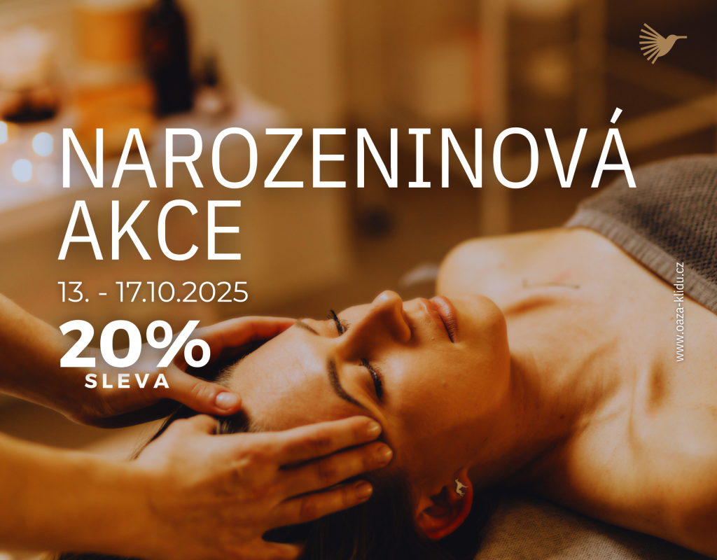 Narozeninová akce se slevou 20%